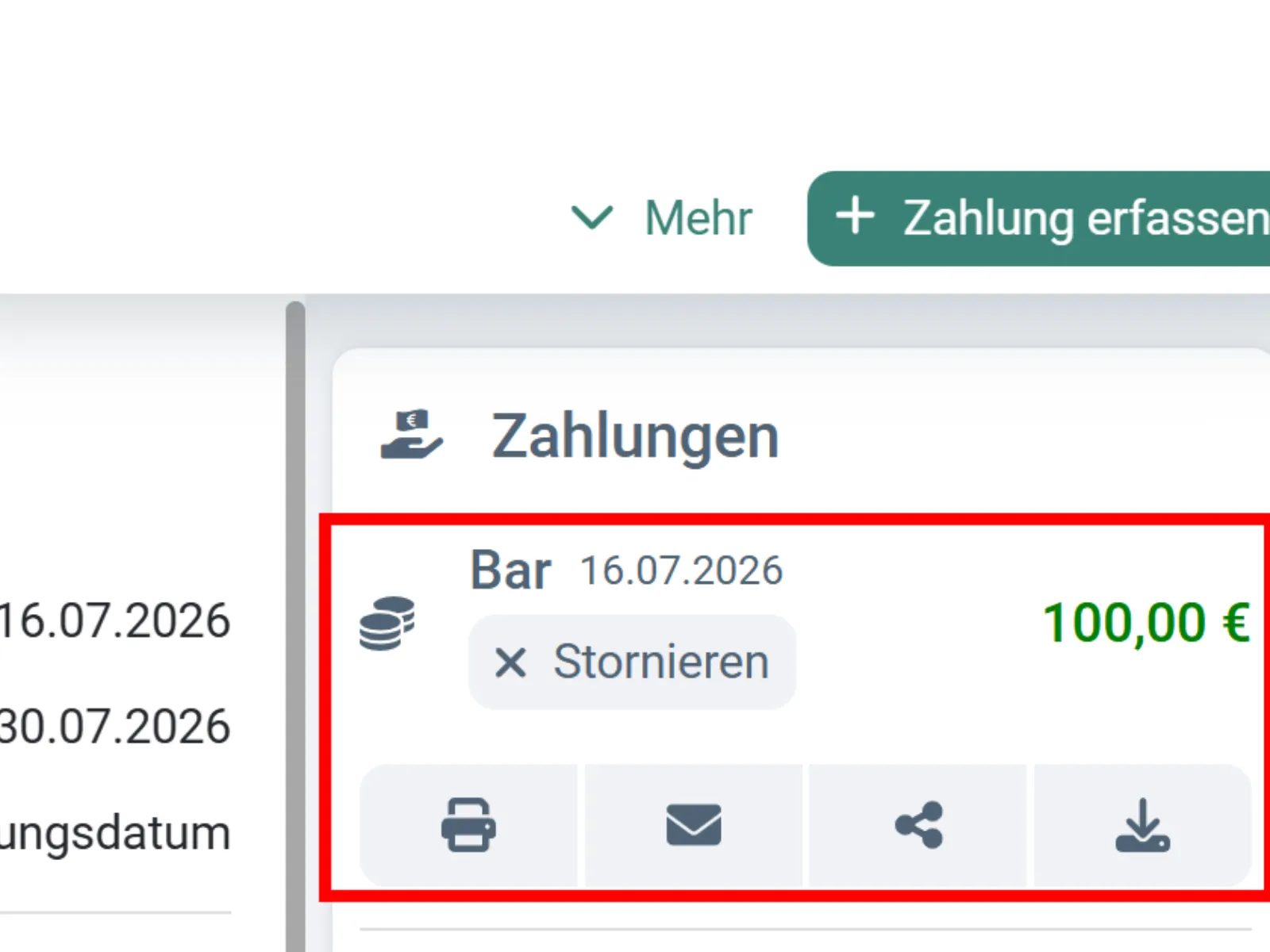 Signierten Kassenbon runterladen